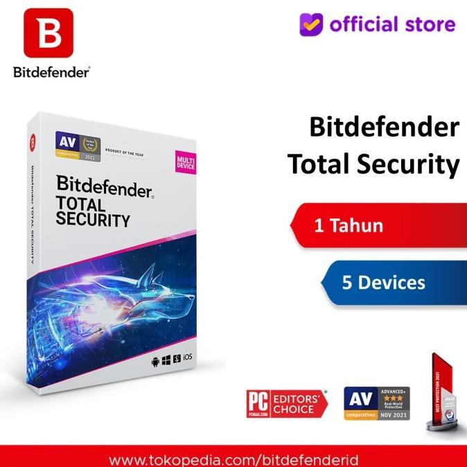 Gambar Ready Bitdefender Total Security - 10 Devices dari barabara store77 undefined Tokopedia