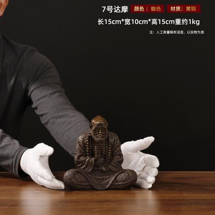 Gambar Ornamen Bodhi Dharma dari kuningan Patung perunggu Bodhi Dharma untuk rumah kuil Buddha Patung Buddha untuk pemujaan ruang tamu rumah dekorasi pintu masuk - No 7 dari Go Xpress undefined Tokopedia