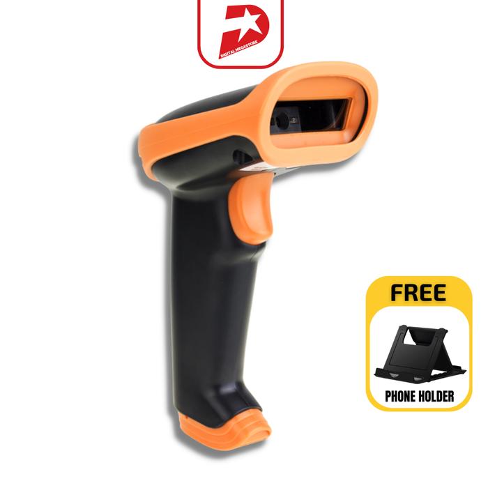 Gambar KOLMI Barcode Scanner 2D QR Code Wired Wireless Bluetooth Storage - KL300 dari Digital Megastore undefined Tokopedia