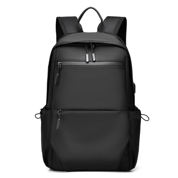 Gambar Techdoo Tas Ransel Backpack Tas Punggung Tas Travelling Tas Airport USB Port Fleksible Simple TR740 - Hitam dari Techdoo undefined Tokopedia