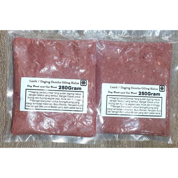 Gambar Cat Raw Food / Makanan Kucing Basah - Lamb Meat dari Ratu Dog Food undefined Tokopedia