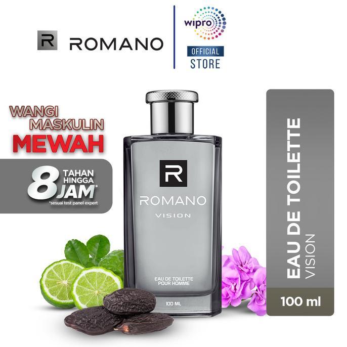 Jual Romano Eau De Toilette Parfum Pria Vision 100 ml Kab