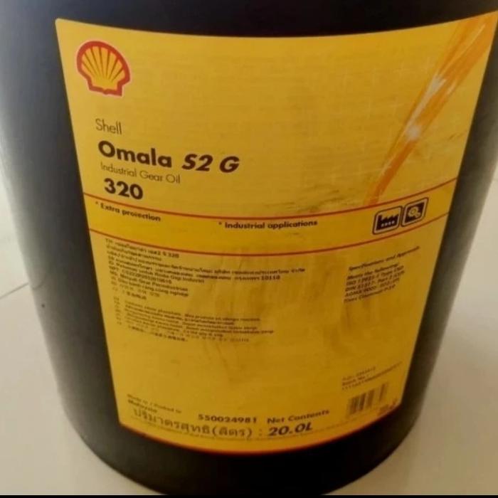 Jual SHELL OMALA S2 GX /G 320 ISO VG 320 isi 20L/pail - Jakarta Barat ...