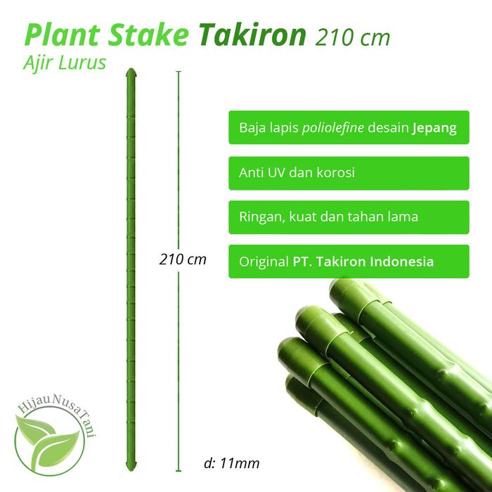 Gambar Ajir / Takiron Plant Stake 200 cm - penegak penyangga 2 meter tanaman dari Hijau Nusa Tani undefined Tokopedia
