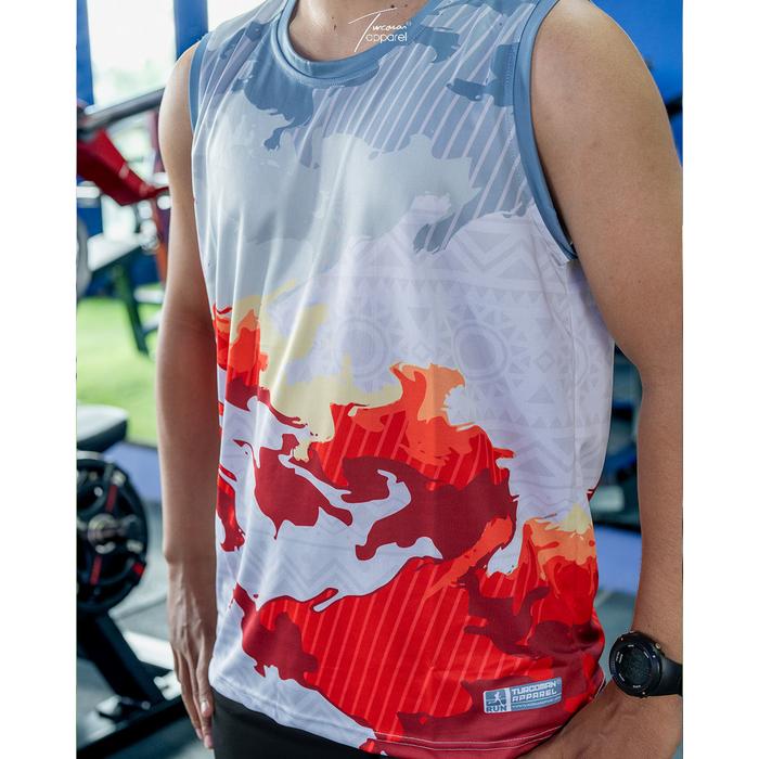 Gambar kaos singlet pria dewasa dry fit baju olahraga sport gym - multicolour, S dari Markassale undefined Tokopedia