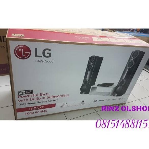 Jual Home Theater Lg Lhd-677 Powerful Base With Subwoofers
