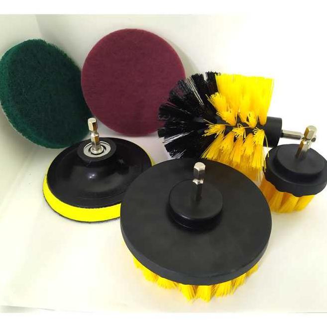 Gambar Kepala Sikat Bor Elektrik Cleaning Brush Head 6 PCS / Kepala Sikat Bor Listrik Polisher Vakum / Sikat Wc Dan Kamar Mandi Otomatis / Alat Sikat Lantai Perabotan Dapur / Sikat Bor Pembersih Karpet Cuci Sofa Mobil Lumut Kecil Serbaguna Set Mesin Listrik Mura dari Mitra Utensils undefined Tokopedia