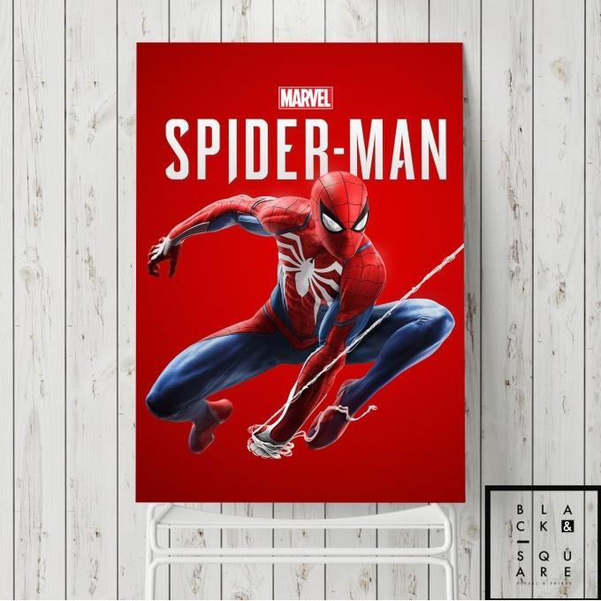 Gambar Walldecor Premium - Poster Plus Frame - Marvel Spiderman PS4 - A2 - Image 1, Type S dari Nenek Baik undefined Tokopedia