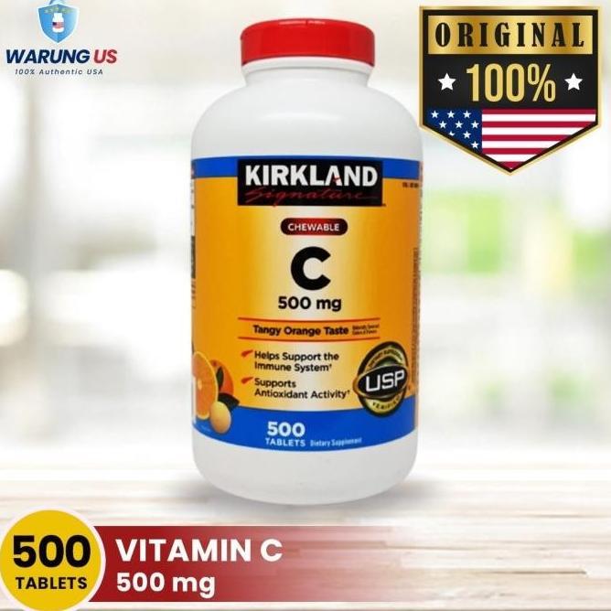 Gambar Kirkland Vitamin C Chewable 500Mg (Import Usa ) 500Tablets Original Produk dari Ciciel Jaya Shop undefined Tokopedia