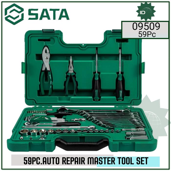 Gambar TOOL KIT SET 09509 56PC AUTOMOTIVE TOOL SET SATA dari SATATOOLS 1 undefined Tokopedia