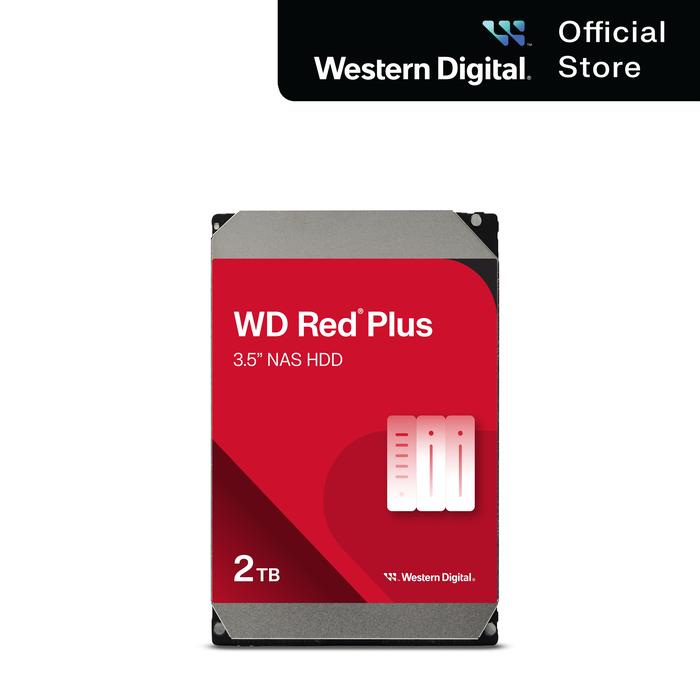 Gambar WD Caviar RED PLUS 2TB 4TB 6TB 8TB 10TB 12TB 14TB - NAS HDD - 2 tb dari WD Official Store undefined Tokopedia