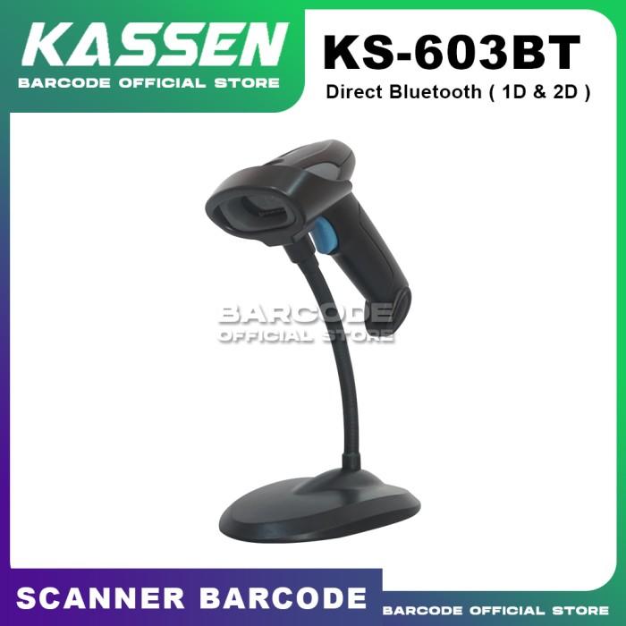 Gambar Scanner Barcode Kassen KS-603 BT 2D Bluetooth Android + Kabel USB PC - KS603 BT dari Barcode Store Solutions undefined Tokopedia