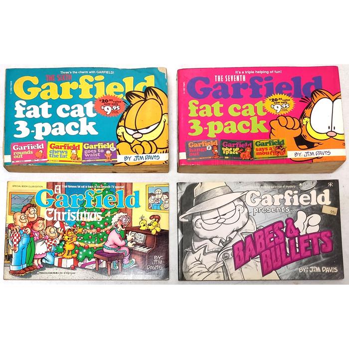 Gambar Paket 4 Buku Komik Strip GARFIELD : FAT CAT 3-PAK ( 2 Buku ) + CHRISTMAS + BABES & BULLETS _ A4 dari Toko Buku Kenangan undefined Tokopedia
