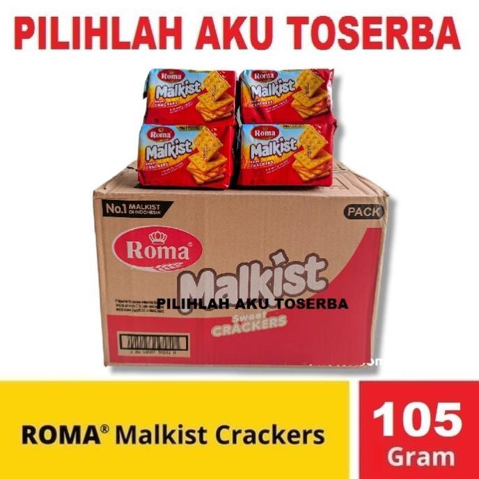 Gambar Biskuit Roma Malkist Crackers 105 gr - ( HARGA 1 DUS isi 30 ) dari Indomilkuat undefined Tokopedia