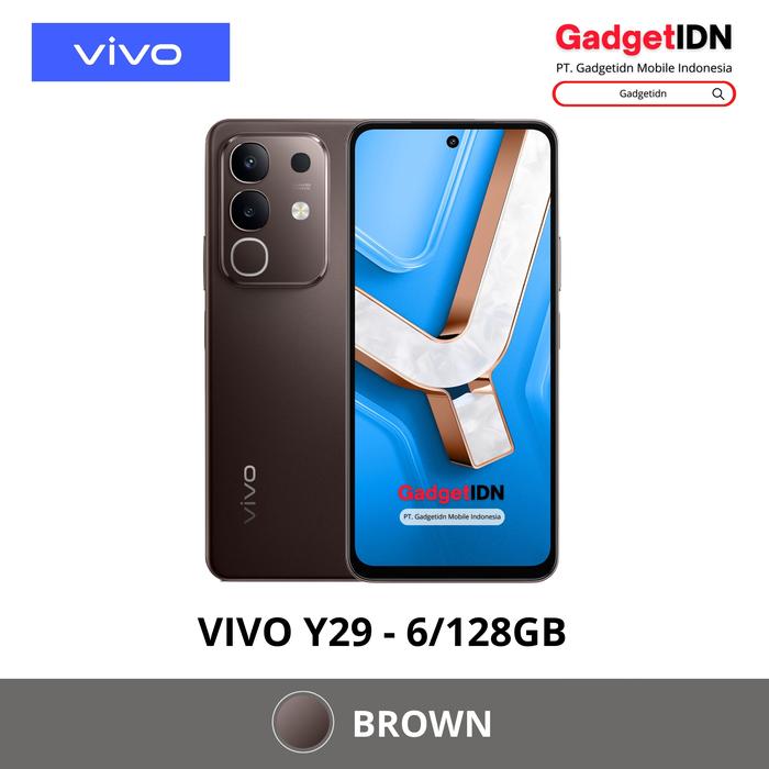 Gambar Vivo Y29 8/256GB ( +8GB Extended Ram ) Garansi Resmi Vivo - 6/128GB - BROWN, FREE 20 BONUS dari GadgetIDN undefined Tokopedia