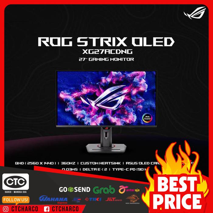 360hz Monitor Wqhd 360hz Monitor ASUS ROG Strix OLED XG27ACDNG I
