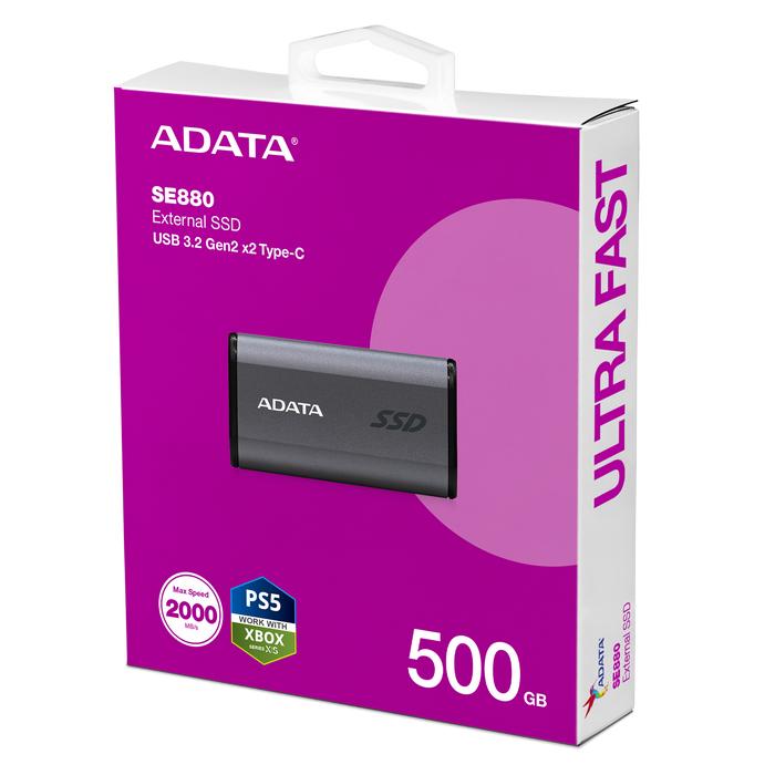 Gambar SSD External ADATA SE880 500GB 1TB 2TB - SSD Portable USB-C - 500GB dari MXKomputer_NEW undefined Tokopedia