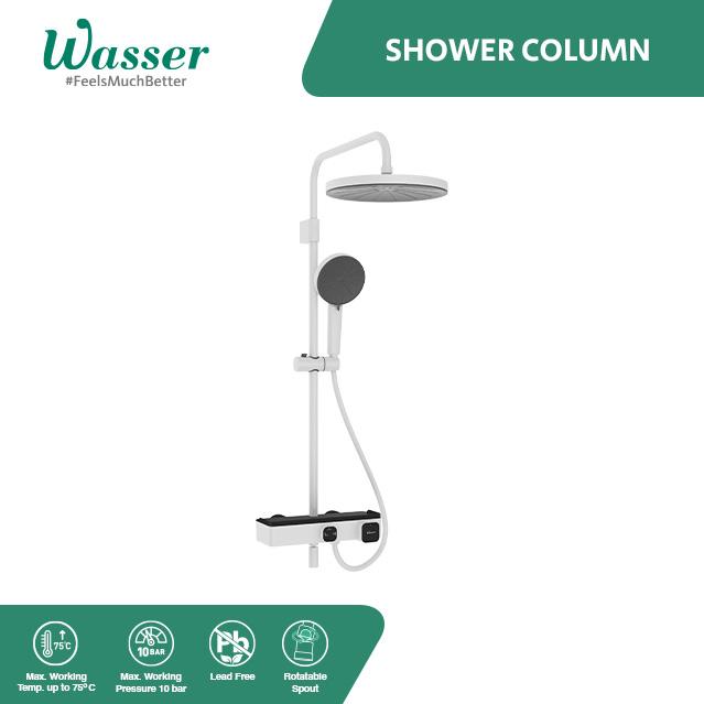 Gambar Wasser Exclusive Shower Column ESS-P150 - matte white dari Wasser Indonesia undefined Tokopedia