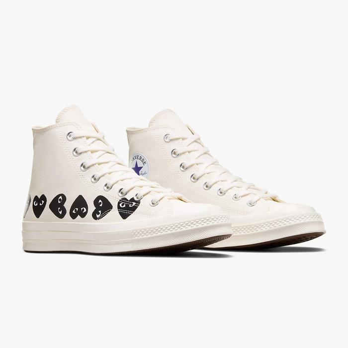 Jual Converse x Comme des Garçons PLAY Chuck 70 Multi Heart