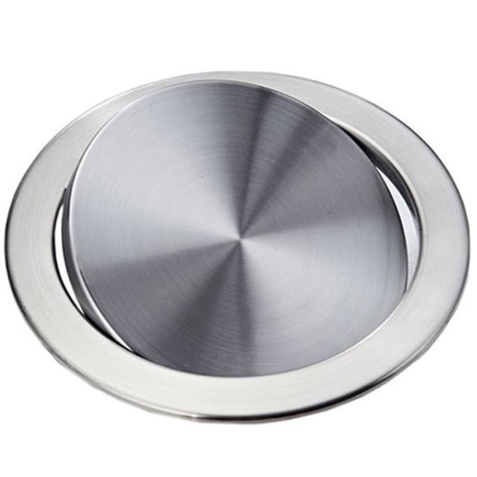 Gambar Garbage Flap Stainless Steel Lid Trash Bin Cover Flush Built In - Size A dari Prisma Kemurnian undefined Tokopedia