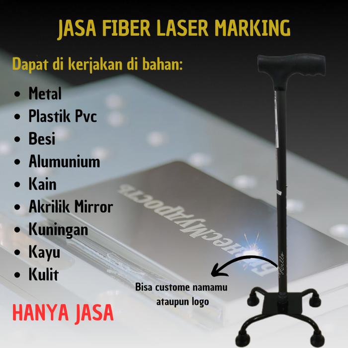 Gambar Tongkat Jalan orang tua alat bantu jalan walking stick - Jasa Laser dari Diamondstore28 undefined Tokopedia