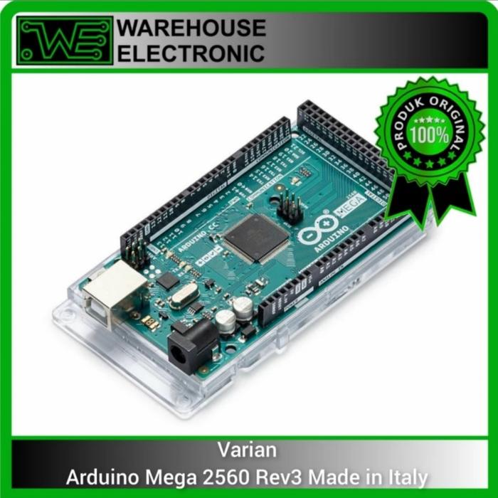 Gambar Arduino Mega 2560 R3 Made in Italy - ORIGINAL Arduino.cc Board Rev3 - Mega 2560 italy dari WE - Warehouse Electronic undefined Tokopedia