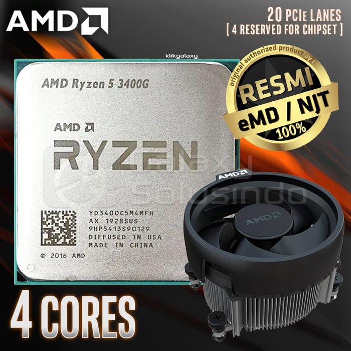 Radeon Rx Vega 11 Socket Ryzen 3400g Cpu Amd Ryzen Vega 11 AMD