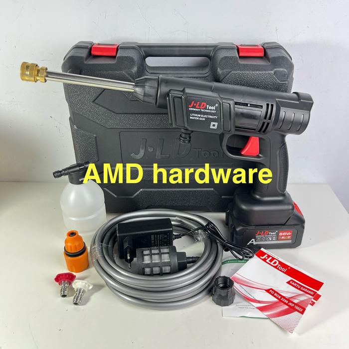 Gambar CORDLESS JET CLEANER MESIN STEAM CUCI MOTOR MOBIL BATERAI 21V JLD HPC - MERK JLD 36V dari AMD hardware undefined Tokopedia