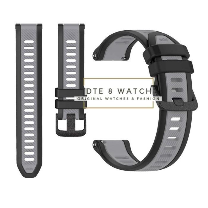 Gambar Strap Garmin Forerunner 165 Garmin Forerunner 55 Garmin Forerunner 245 245 Music Garmin Vivoactive 3 Garmin Vivoactive 5 Garmin Venu SQ SQ 2 Garmin Venu 2 PLUS Silikon Rubber 20mm Vm Quick Release - Gray Black dari DTE 8 Watch undefined Tokopedia