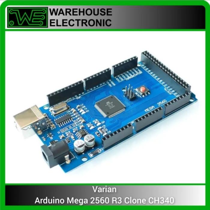 Gambar Arduino Mega 2560 R3 Made in Italy - ORIGINAL Arduino.cc Board Rev3 - Mega 2560 Clone dari WE - Warehouse Electronic undefined Tokopedia