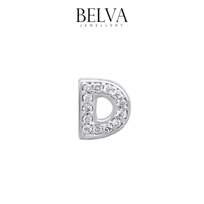 Gambar Anting Berlian Inisial / Huruf - Belva Jewellery - BAERAU02107 - D dari Belva Jewellery Online undefined Tokopedia