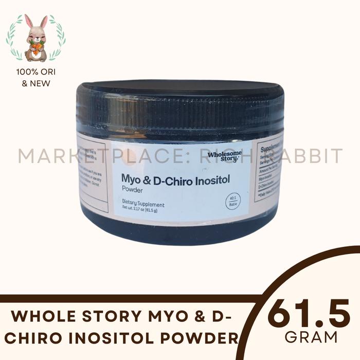 Gambar Wholesome Story Myo D Chiro D-Chiro Inositol Powder PCOS Bubuk Powder Suplemen Wanita Hormonal Balance Mens Tidak Teratur ORI USA dari Rabbit Mart ID undefined Tokopedia