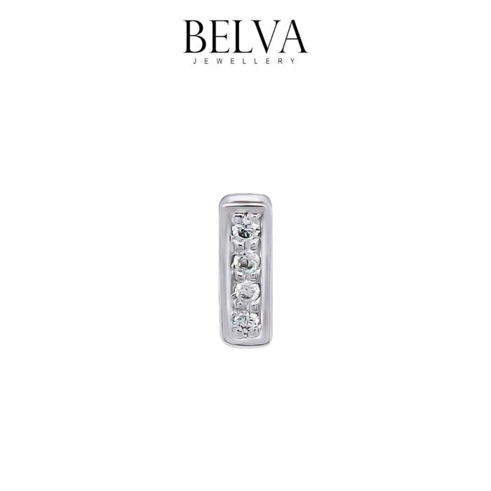 Gambar Anting Berlian Inisial / Huruf - Belva Jewellery - BAERAU02107 - I dari Belva Jewellery Online undefined Tokopedia