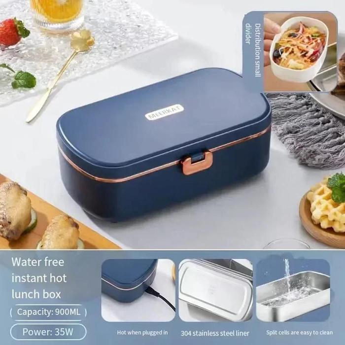 Bento Lunch Hot Lunch Containers Stainless Steel Jual Portable