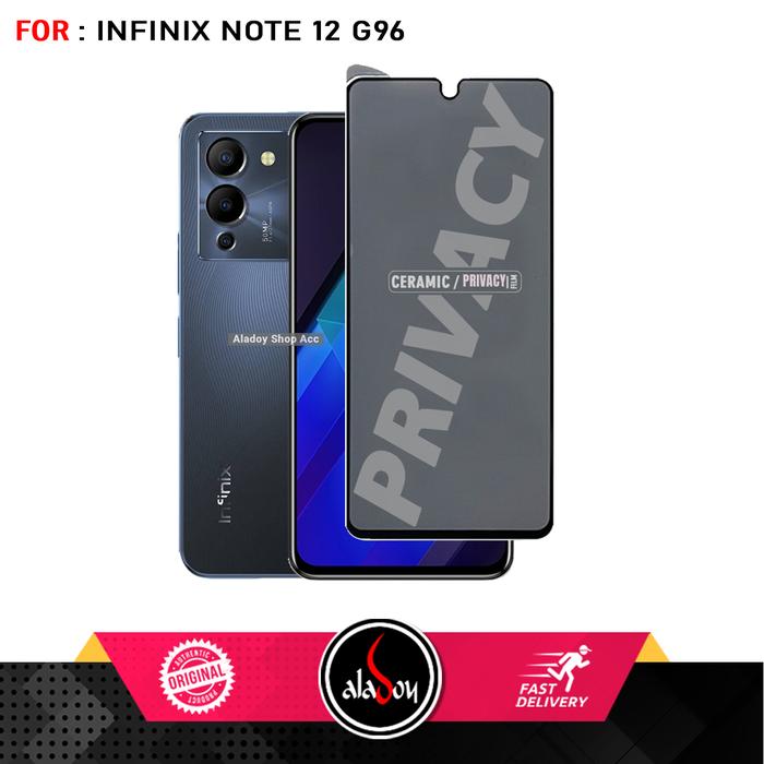 Gambar Tempered Glass SPY Anti Gores Matte Privacy For Infinix Note 12 G96 dari Agora.official undefined Tokopedia