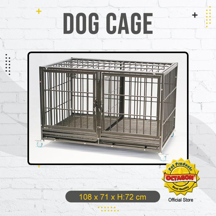 Gambar Kandang Octagon - Kandang Sekat Bisa Disusun | Kandang Hewan Besi Hollow Knock Down - Tinggi 72cm dari Octagon Pet Indonesia undefined Tokopedia