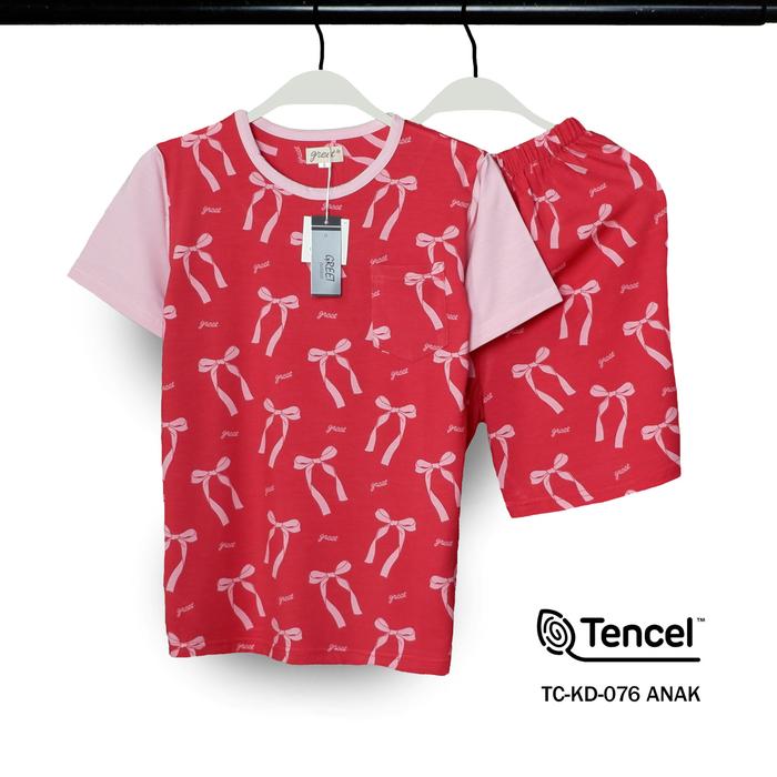 Gambar GREET NIGHT WEAR - PIYAMA PENDEK PENDEK TENCEL ANAK TC-KD- / H (5) - TC-KD-076, SIZE 6 dari greetnightwear undefined Tokopedia