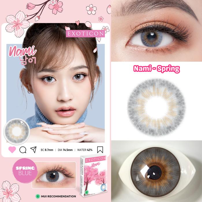 Gambar Softlens NAMI by Exoticon 14.50mm + FREE LENS CASE - Spring dari Facenima.id undefined Tokopedia