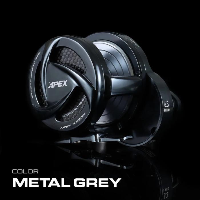 Gambar Expert Graphite Apex Overhead Fishing Reel LEFT & RIGHT | Pancing Jigging & Dasaran Saltwater Game - METAL GREY, AR300L / Left dari Fishing zone undefined 5 Tokopedia