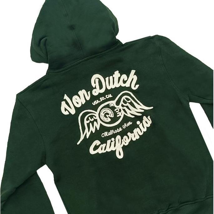 Gambar Von Dutch Zipper Hoodie 1184 Army Green #Gratisongkir - S dari CARTE&#39;S VIBES undefined Tokopedia