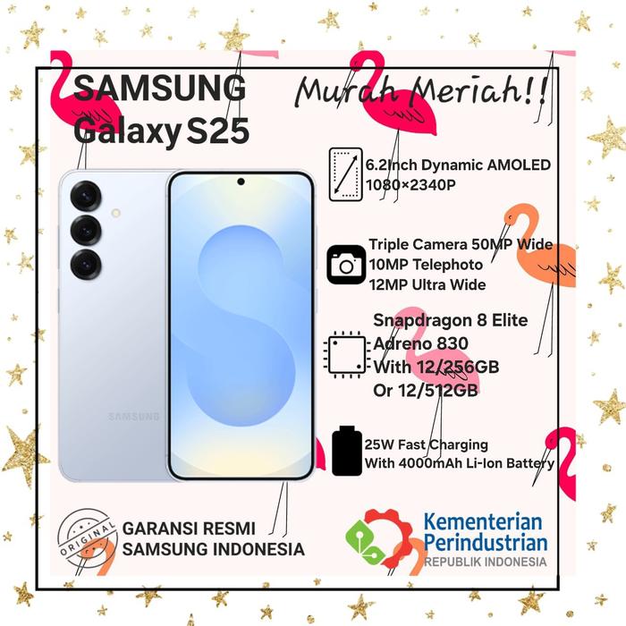 Gambar Samsung Galaxy S25 5G Garansi Resmi SEIN - Ice Blue, 12/256GB dari Murah Meriah Gadget undefined Tokopedia