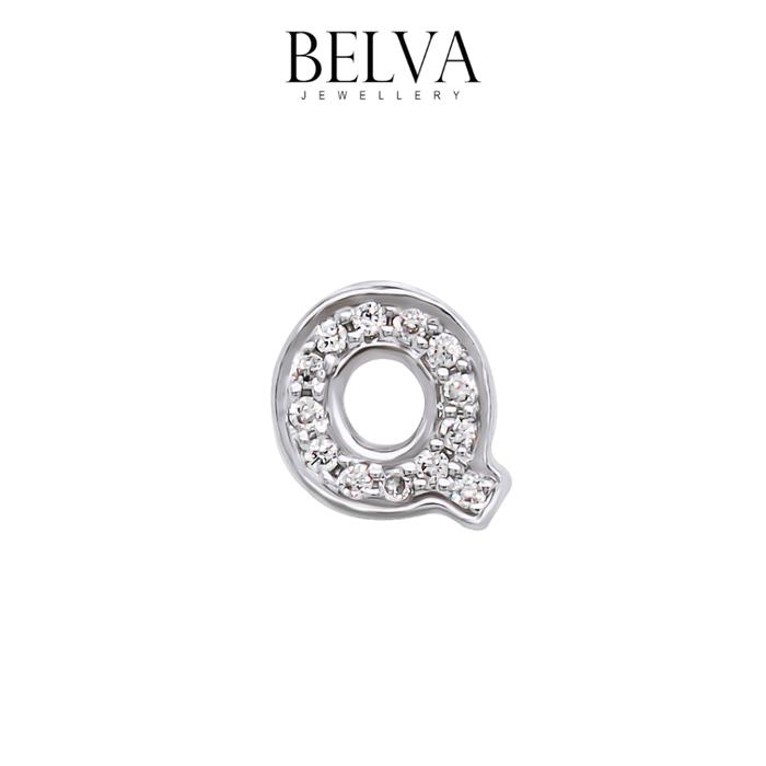 Gambar Anting Berlian Inisial / Huruf - Belva Jewellery - BAERAU02107 - Q dari Belva Jewellery Online undefined Tokopedia