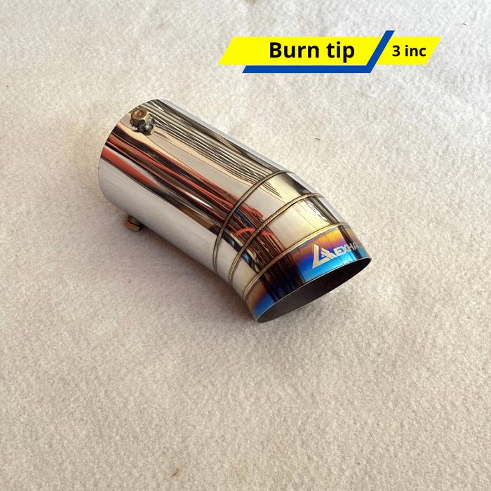 Gambar Muffler cutter LK exhaust variasi knalpot mobil burn tip series - VJS 3inc Burn dari LK EXHAUST undefined Tokopedia