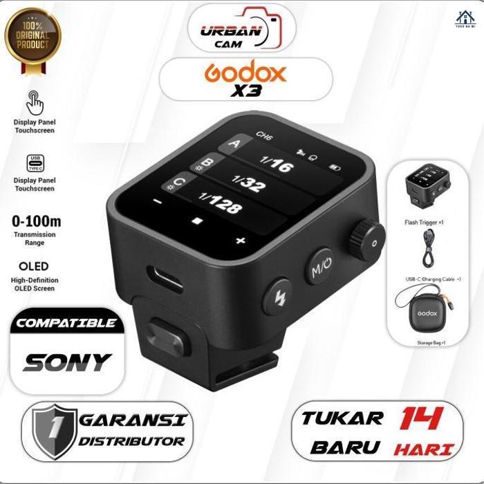 Gambar Godox X3 Touchscreen TTL Wireless Flash Trigger / Godox X3 S / Godox X3 F / Godox X3 C / Godox X3 N / Godox X3 O / Godox X3 L - SONY dari toko na mi undefined Tokopedia