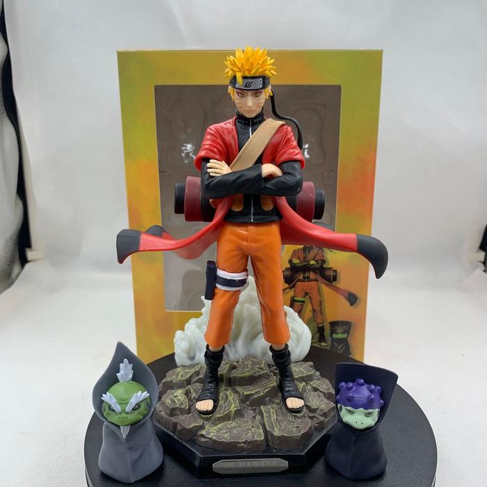 Gambar Action Figure Naruto Shippunden SAGE MODE VS PAIN AKATSUKI Diorama lampu box dari Azni Toys undefined Tokopedia