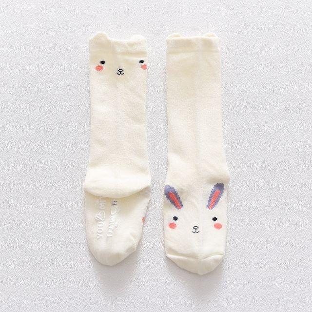Gambar Kaos Kaki Bayi / kaos kaki baby panjang Korea Motif Lucu Halus Nyaman - Rabbit cream, M dari Sumo Baby undefined Tokopedia
