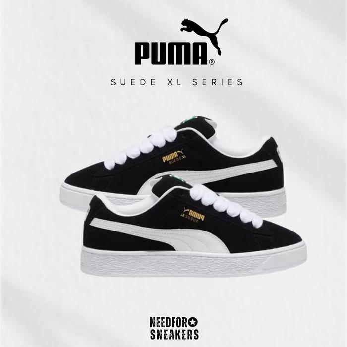 Sepatu Sneaker Puma Suede XL Black White 40