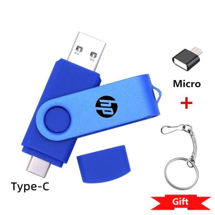 Gambar HP FLASHDISK OTG TYPE C USB 1TB/2TB FLASH DRIVE ULTRA DUAL USB 3.0 Flashdisk hp dan laptop - Blue, 1TB dari berkahsanjayah undefined Tokopedia