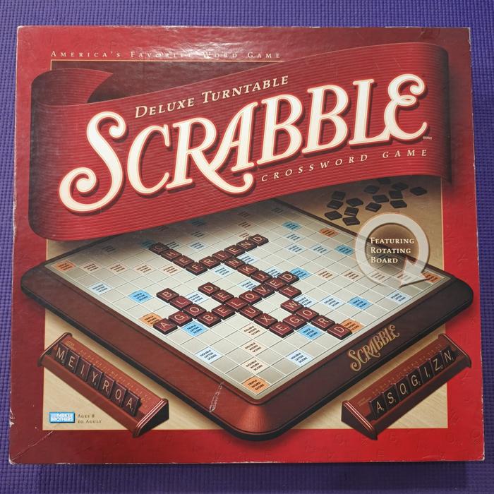 Gambar Board Game Scrabble Deluxe Turntable - Original Parker Brothers Hasbro dari Best Toys Online undefined Tokopedia