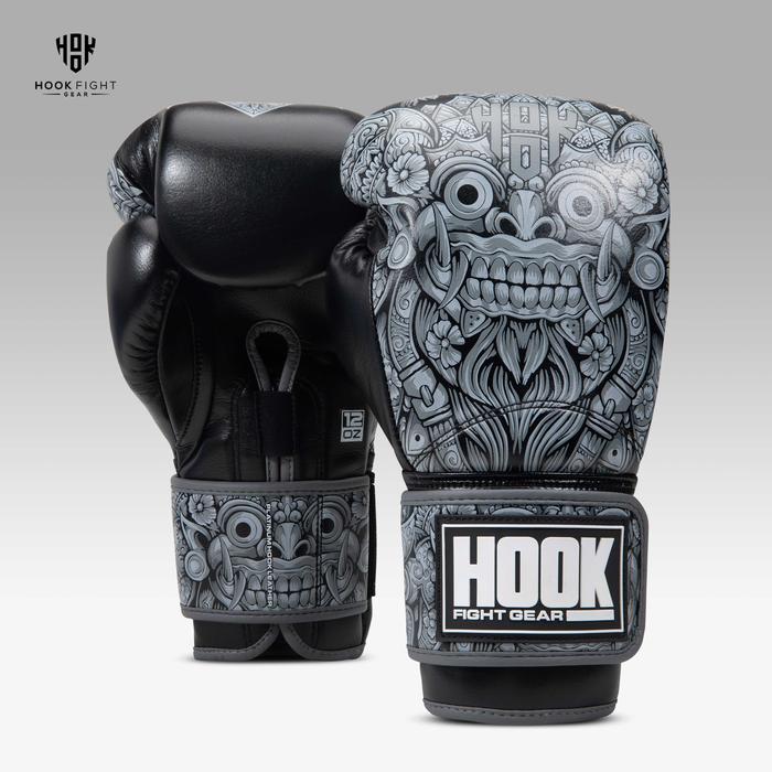 Gambar Sarung Tinju Boxing Hook Gloves Muaythai Sarung Tangan Muay Thai TI9 - HTG-BARONG-BALI, 8 OZ dari Indofight undefined Tokopedia